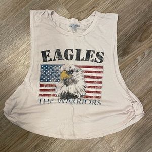 Crop top tank top with open sides